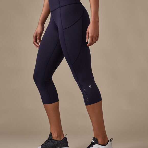 Lululemon Fast And Free High Rise Crop 19" 7 Pocket Leggings Size 6 - Picture 6 of 6